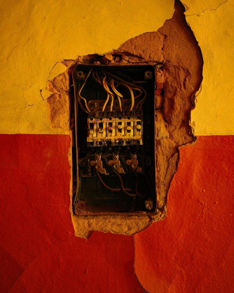 Tableau électrique ancien
